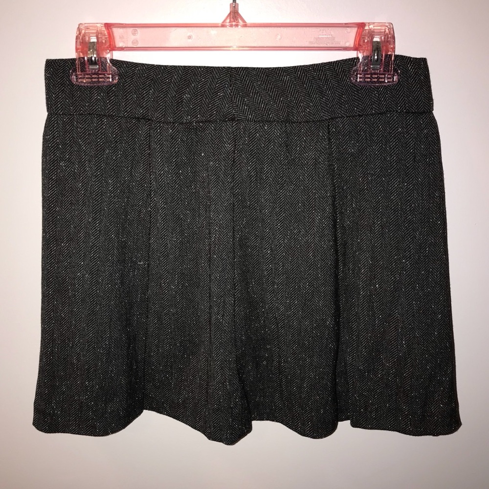 BCBGeneration Pleated Herringbone Skirt